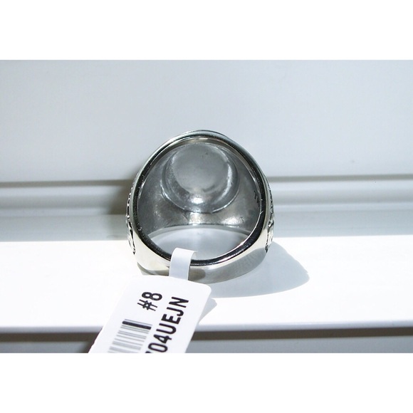 STAINLESS STEEL United States Veteran Epoxy Ring - Picture 10 of 13